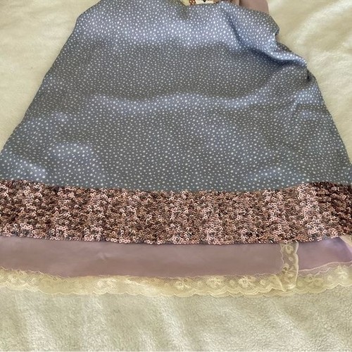 Coach slip dress Sz 6 lavender New w/tags retro 50’s inspired patchwork - Picture 8 of 12