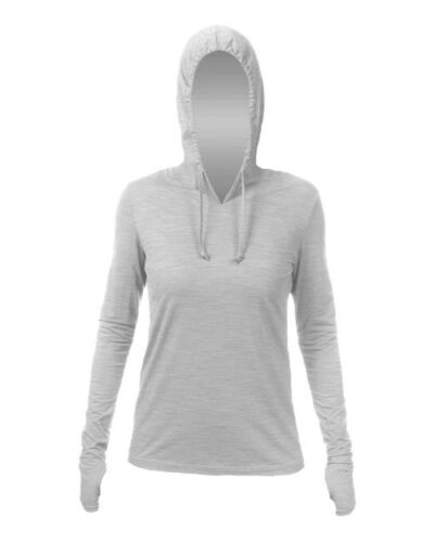 NWT! Women's ANETIK Breeze Technology Hooded Long Sleeve T-Shirt,Zippered Pocket - Picture 4 of 21
