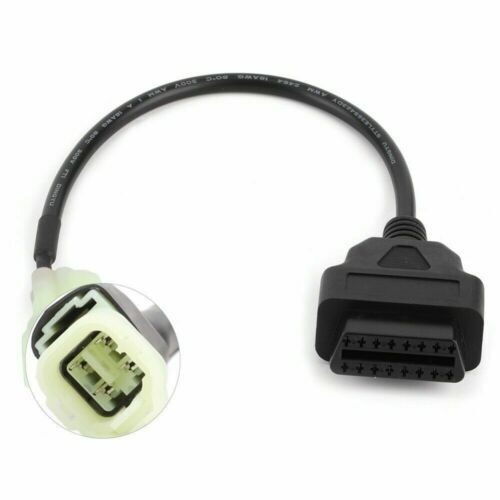 4Pin To 16 Pin OBD2 Cable Adapter Diagnostic Connector For Honda Motorcycle - Picture 9 of 9