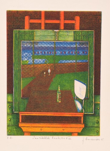 Gerhard Andrées / Gerhard Andrees / Firmado a mano / Grabado / 1975 / e.a. ejemplar - Imagen 1 de 3