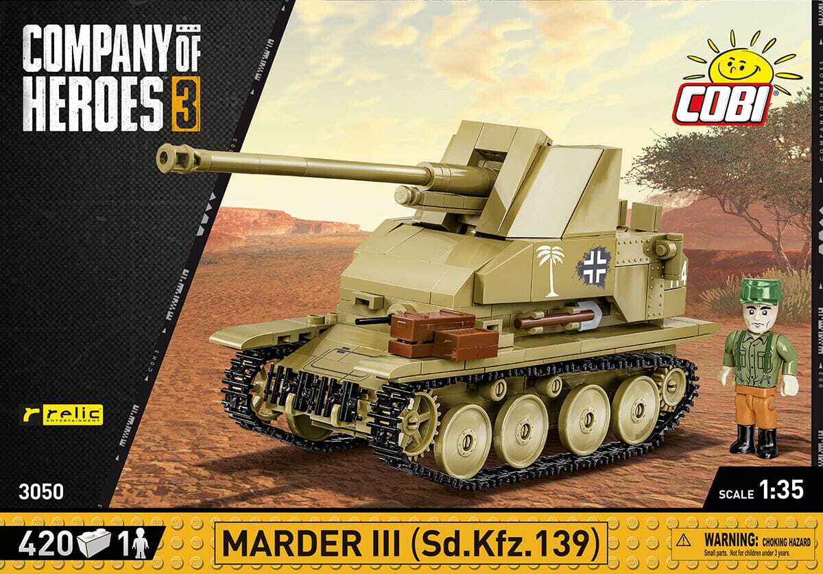 その他 COBI MARDER III (Sd.Kfz.139) 1:35 Sd.Kfz.139 Marder III (COBI-3131)  Tanks and vehicles  cobi.pl