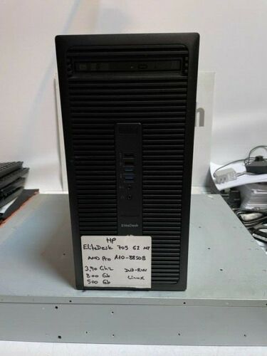 HP EliteDesk 705 G2 MT PC AMD A10-8850B 3.90Ghz 8GB/500GB DVD/RW Linux