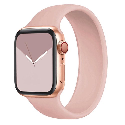 For Apple Watch iWatch Ultra 8 7 6 5 4 SE Solo Loop Silicone Strap 38-49mm Band - Photo 18 sur 37