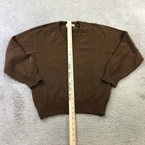 Pringle of Scotland Sweater Mens 38 / 97 CM V Neck Pullover Lambswool Vintage - Picture 3 of 15