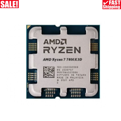 R7 7800X3D CPU Gaming Processor 8-Core 16-Thread 5NM 96MB 120W TDP