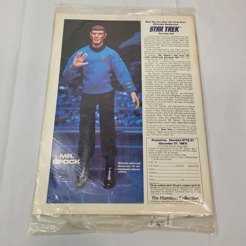 Edición de revista STARLOG diciembre 1987 The Running Man Star Trek #125 nuevo - Imagen 2 de 3