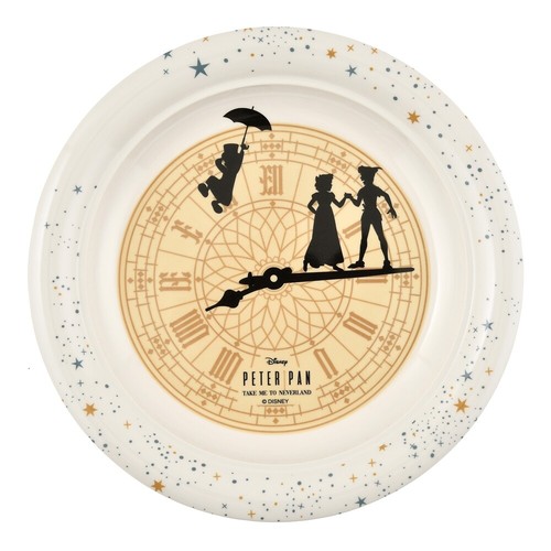 Disney Store Japan Peter Pan Plate Flying to Neverland Tinker Bell Melamine - Picture 5 of 6