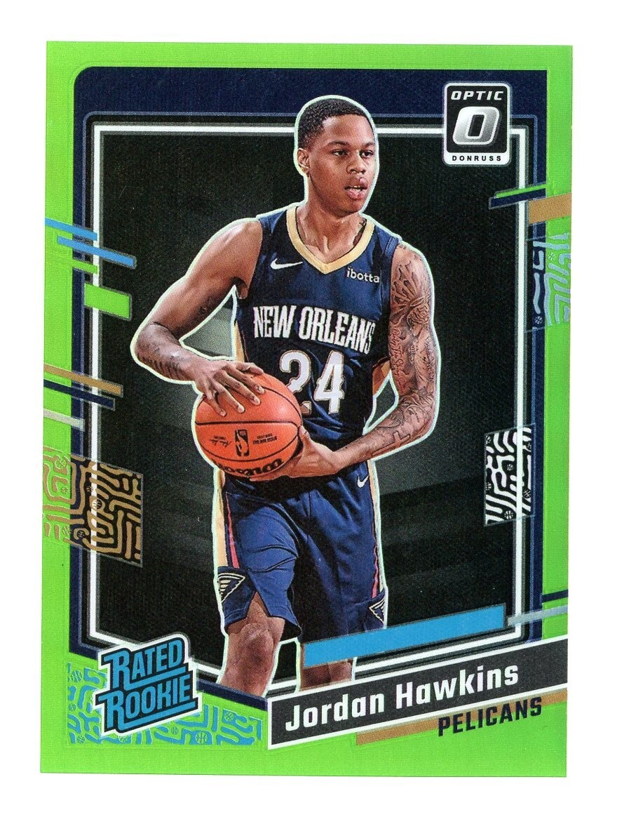 2023-24 Donruss Optic #238 Jordan Hawkins Lime Green 107/149