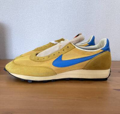 70’s ヴィンテージ NIKE LDV USA製 NIKE LDV running shoes Yellow x Light Blue US10.5 Made in