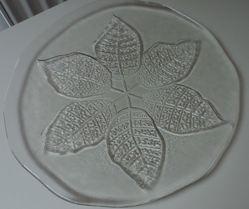 Kosta-Boda,Party,Platte,Servierplatte,D 30 cm,Glas,Göran+Ann Wärff,Schweden - Bild 2 von 2