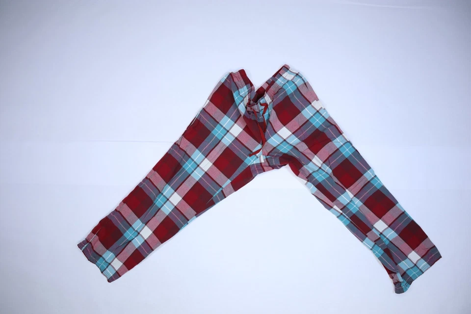 Calça Life Is Good feminina multicolorida xadrez cordão cintura lounge dormir P - Imagem 3 de 4