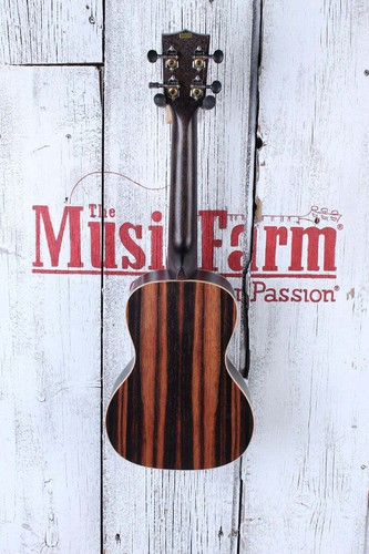 Kala Striped Ebony Concert Ukulele Satin Finish Uke KA-EBY-C - Picture 4 of 10