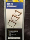 20 PTO Pin Assortment Snap Spring Steel Ring Trailer Tractor Skidsteer Clip Kit