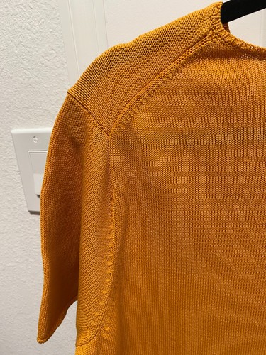 Eileen Fisher Pullover Damen 1X Burnt Orange Kurzarm Strick Tencel Light Wei - Bild 4 von 4