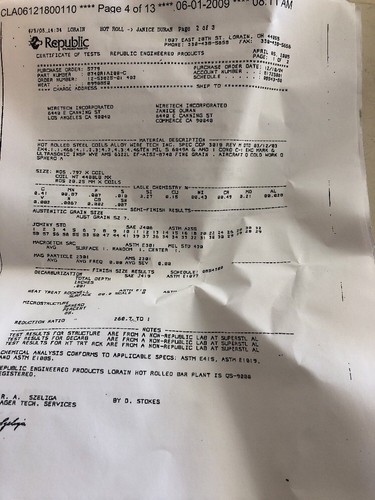 Lot/275 Anixter Pentacon Aircraft Fasteners NAS1634-12 With Certifications - 第 7/12 張圖片