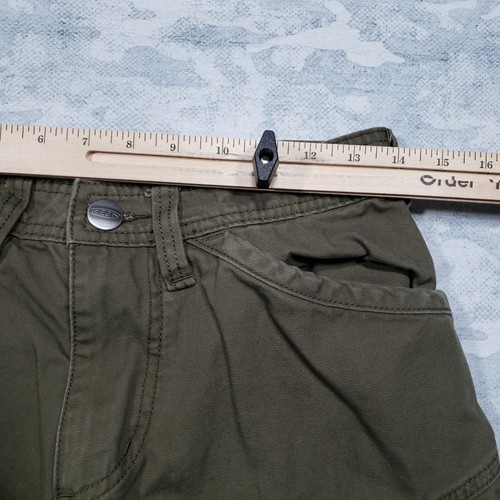 Keen Shorts Mens 28 Green Hybrid Canvas Outdoors Hiking Travel Camp - Picture 9 of 12