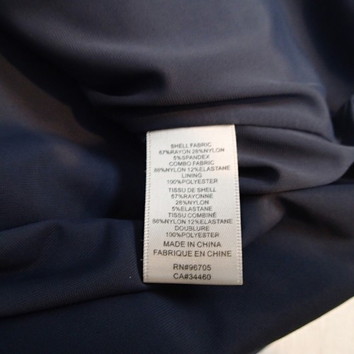 Rebecca Taylor Dress Sheath Blue Navy black Lace Short Sleeve New 6 v neck - Picture 17 of 18