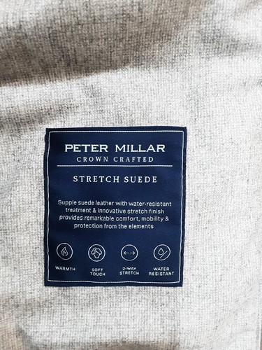 NWT PETER MILLAR Vantage Suede Vest in Gray Size L $1498 - Picture 16 of 16