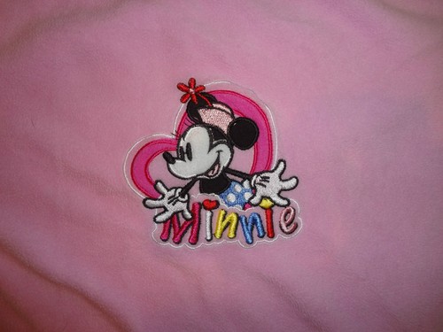 Minnie Mouse Girls Disney Fleece Pajama Top Size XL Pink Heart Long Sleeve Shirt - Picture 2 of 3