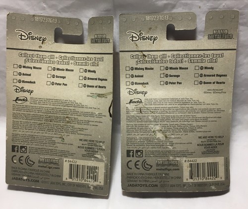 NANO METALFIGS Disney Mickie and Minnie Mouse Set by Jada Toys 100% Diecast New - Picture 6 of 8