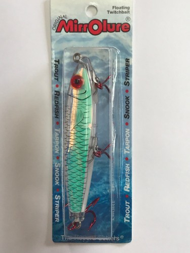 Mirrolure Floating Topwater Fishing Fish Bait Lure Treble Hooks S7 Series.Choose - Picture 14 of 16