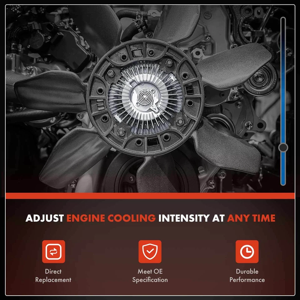 Cooling Fan Clutch for Toyota Hilux KZN165R Prado KZJ120R 95 1KZ-TE Turob Deisel - image 2 of 4