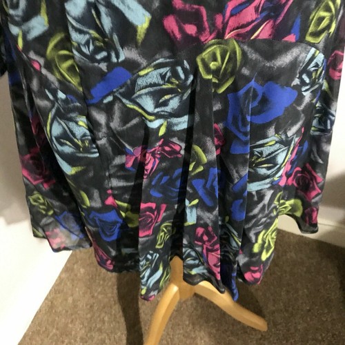 Topshop Rose Print Flippy Dress UK12 EUR40 US8 RRP £60 - Picture 5 of 7