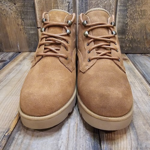 UGG BETHANY LACE UP BOOT CHUKKA SHOE CHESTNUT SUEDE WOOL LINED WOMEN US 9 /EU 40 - Picture 5 of 15