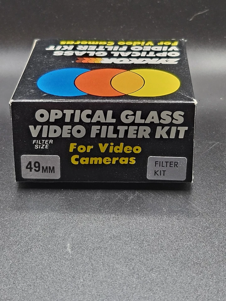 Zykkor Optical Glass Video Filter Kit For Video Camera 49mm (Read, See Pics) - Image 2 of 4