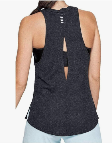 Under Armour Damen UA Streaker 2.0 Shift Tank - XL, schwarz - Bild 2 von 4