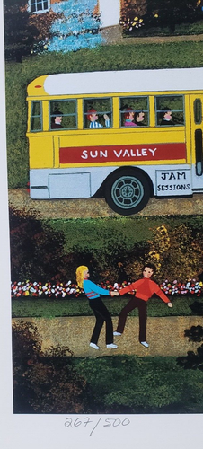 Jane Wooster Scott And all that Jazz Sun Valley Festival Hand signed Lithograph - Picture 12 of 12