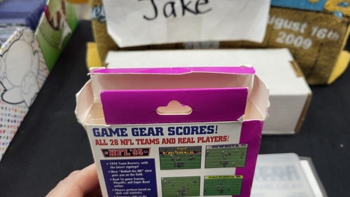 CIB NFL '95 FOOTBALL 1995 SEGA GAME GEAR VIDEO GAME COMPLETE IN BOX - Picture 14 of 15