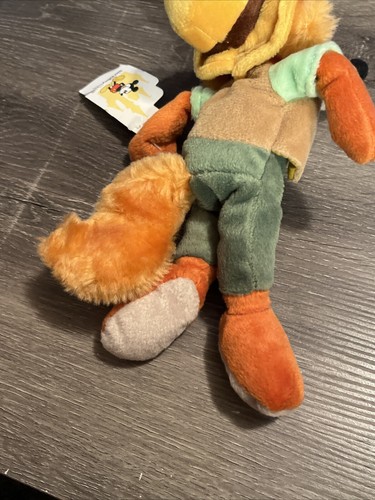 NWT Vintage Brer Fox Disney World Splash Mountain Song Of The South Beanie Plush - Picture 7 of 9