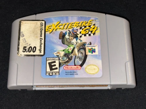 Excitebike 64 (Nintendo 64, 2000) Cleaned / Tested / Authentic - N64