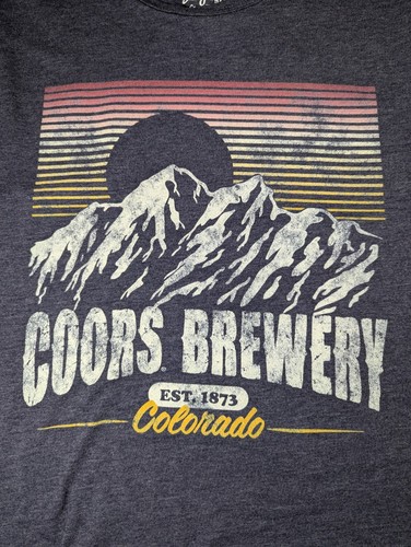 Coors Brewery Colorado T-Shirt Gr. XL grau Legacy Vintage inspiriert 1873 Bier - Bild 5 von 7