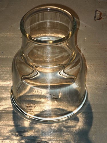 6 X 3" PYREX GLASS BEAD X BEAD STRAIGHT REDUCER / INCREASER // Lot of 2 - Picture 2 of 3