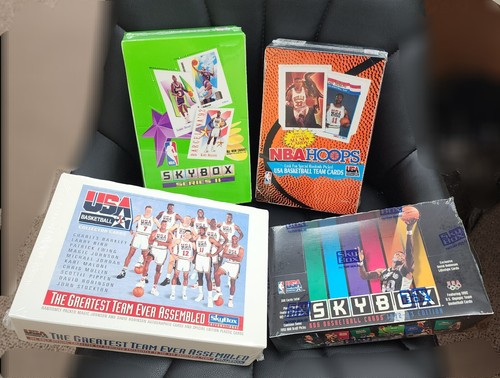 1991-92-93 USA Basketball Olympic Dream Team Super Lot 4 Factory Sealed Box's - Picture 2 of 5