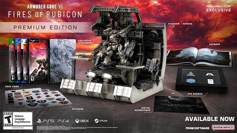Armored Core VI Fires of Rubicon Premium Collector's Edition Armored Core VI Fires of Rubicon Premium Collector's Edition