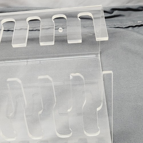Acrylic 9 Slot Holder For Disc Blades & Attachments made for Cuisinart DLC - Picture 9 of 18