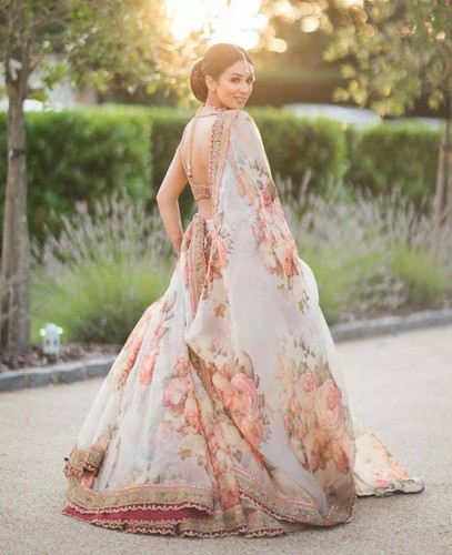 Indian Bollywood New Designer Lehenga Choli Lengha Wedding Party Pakistani Wear - Picture 5 of 5