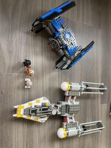 LEGO Star Wars Set 7150 TIE Fighter & Y-wing with Minifigures - Picture 2 of 2