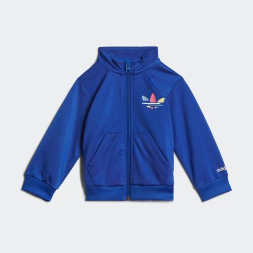 Adidas Originals Children's Boy's Baby Jogger Superstar Pants Blue Colorful Suit - Picture 2 of 7