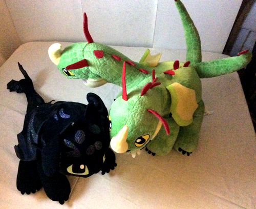 Build A Bear Toothless & Barf & Belch Plush How To Train Your Dragon 2 toys g - Picture 2 of 3