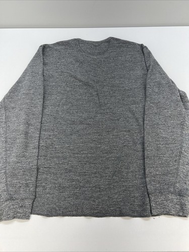 Lucky Brand Lived In Henley 3 Button Long Sleeve Pullover Men’s XXL Gray - Picture 4 of 12