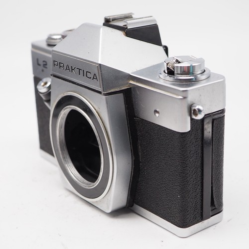 Praktica L2 35mm Spiegelreflexkamera Body Made by VEB Pentacon Germany, M42 Lens Mount P3 - Bild 6 von 8