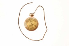 Antique Elgin 15 Jewel Pocket Watch  Chain