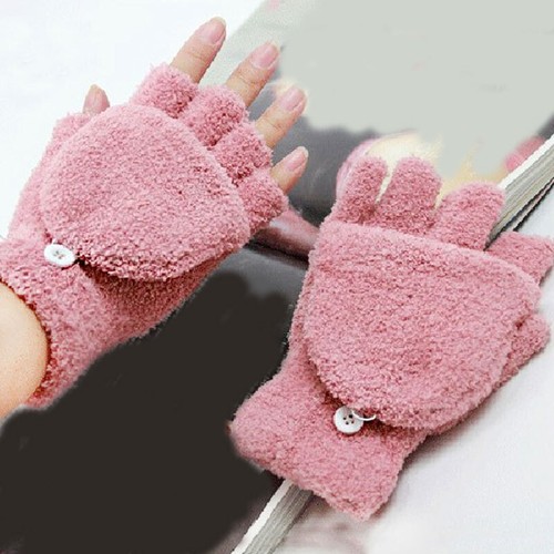 Fingerlose Handschuhe Für Damen 2-In-1-Fleece-Halbkappe Für Den Winter Warme ⊿ - Bild 10 von 20