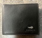 Crocodile Brand Black Leather Bifold Premium Wallet - With Original Box