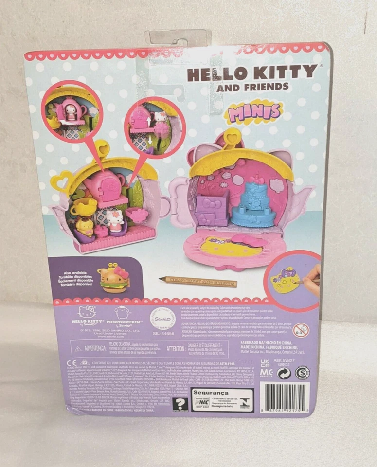 Hello Kitty & Friends Minis Tea Party - Mattel Juego de simulación Foto 3 de 4