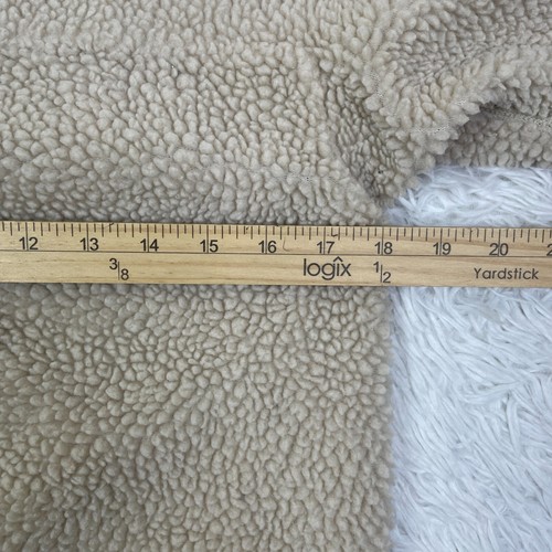 Patagonia Jacket Girls Medium 10 Beige Retro X Fleece Full Zip 1/4" Pile Pockets - Picture 12 of 15